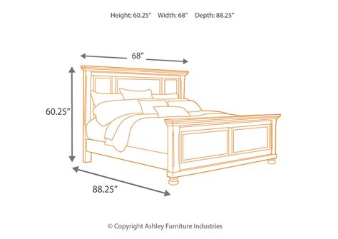 Porter Queen Panel Bed With Mirrored Dresser And Chest