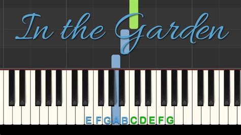 In The Garden Easy Hymn Piano Tutorial With Free Sheet Music Youtube