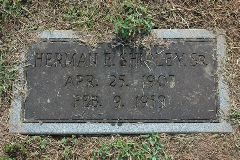 Herman Ernest Shipley Sr Find A Grave Memorial