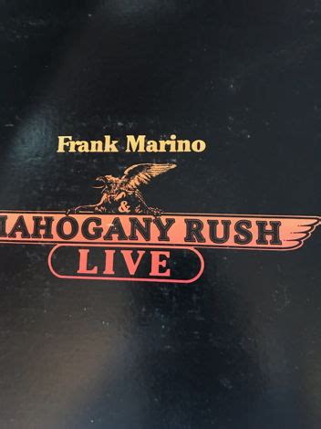 Frank Marino Mahogany Rush Live Frank Ma For Sale Audiogon