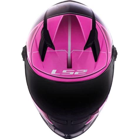 Capacete Ls Ff Ultra Preto Rosa Grid Motors