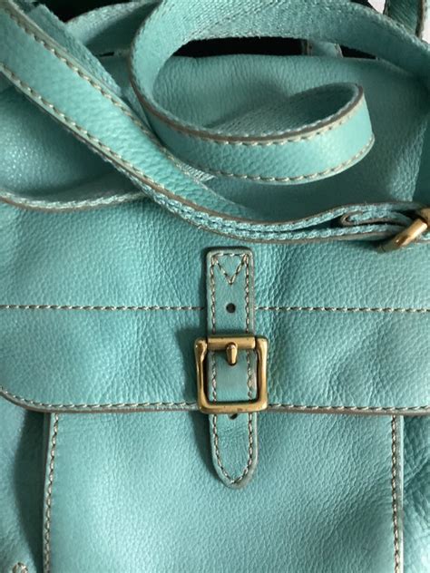 Blue Fossil Purse Gem