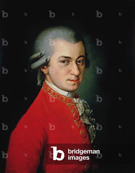 Image Of Wolfgang Amadeus Mozart Oil On Canvas By Krafft