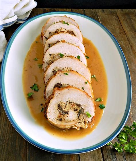 Slow Cooker Stuffed Pork Loin Frugal Hausfrau