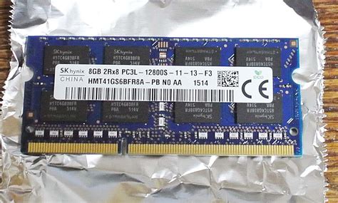 Yahooオークション Skhynix製ddr3 Pc3l 12800 204pin 低電圧 8g 1枚