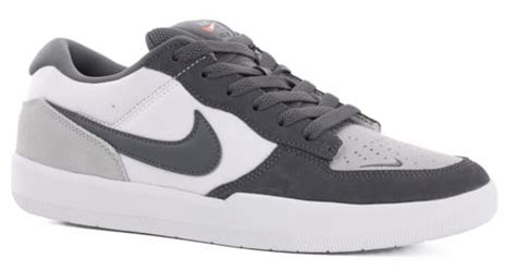 Nike Sb Force Skate Shoes Dark Grey Dark Grey White Wolf Grey