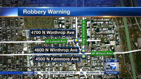 Police Warn Of Armed Robberies In Uptown Abc7 Chicago