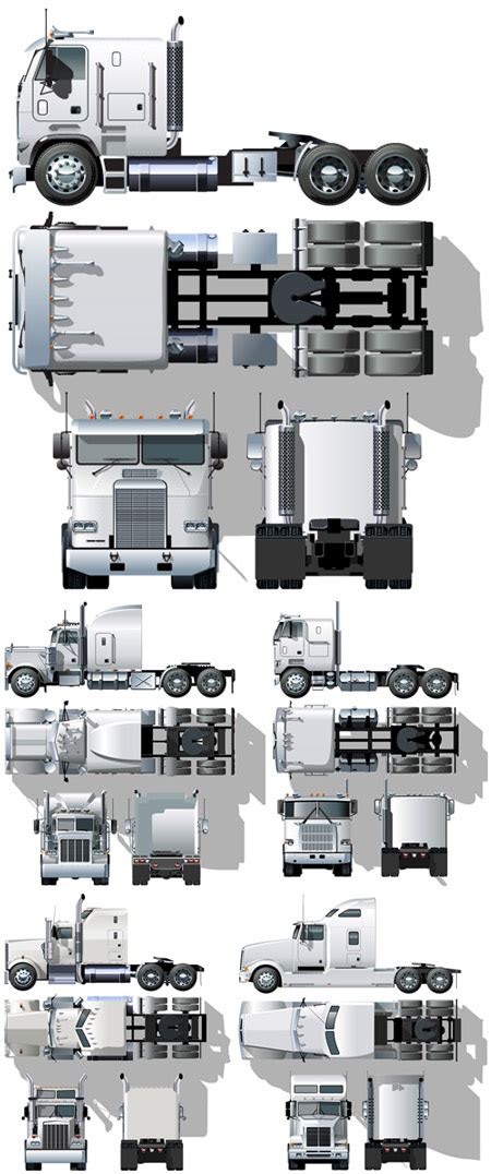 Semi Tractor Diagram Labelled