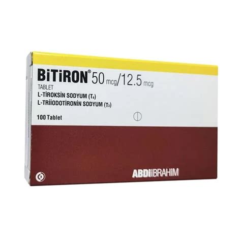 Buy Bitiron T4-T3 Online | Thyroid Hormone For Sale | Myroidshop