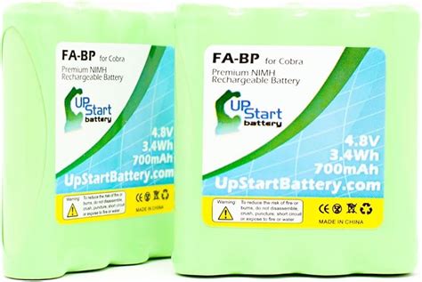 Pack Cobra Fa Bp Battery Replacement Mah V Nimh For Cobra