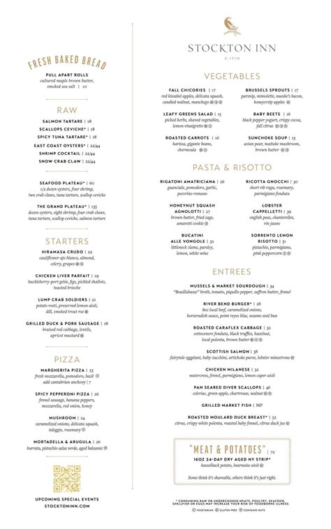 Farm To Table Restaurant In Stockton Nj Stockton Inn