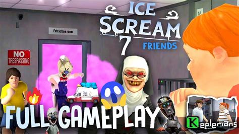 Ice Scream 7 Friends Lis Full Gameplay 🥶🍦🔥 Ice Scream 7 Escape