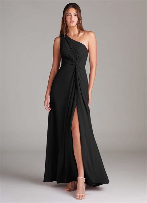 Azazie Brooke Black Bridesmaid Dresses Azazie