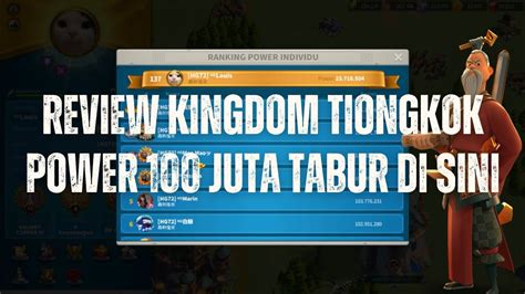 Kingdom Dengan Poin Kill Tertinggi Di Kvk 2 Kelas A OPEN MIGRASI SAMA