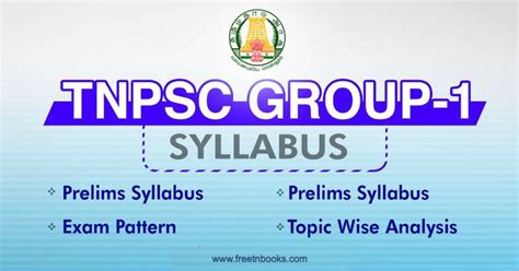 TNPSC Group 1 Syllabus 2024 PDF Prelims And Main Syllabus