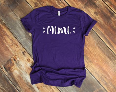 Mimi Shirt Unisex Cute Mimi T Shirt Mimi T T For Etsy