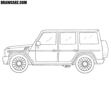 In This Very Simple Step By Step Drawing Guide We Will Show You How To Draw A Mercedes Benz G