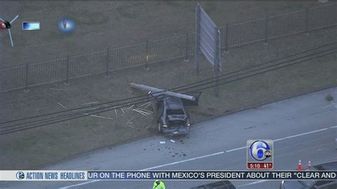 2 Hurt After Vehicle Crashes Into Utility Pole In Broomall 6abc Philadelphia