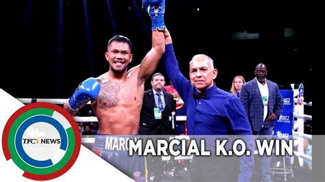 Eumir Marcial Tinapos Sa Second Round Via Tko Ang Laban Kontra Ricardo