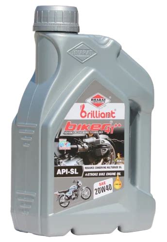 Conventional Brilliant Biker 20w40 4t Plus Api Sl Bike Engine Oil