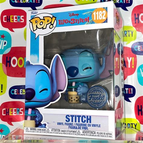 Stitch With Boba Lilo And Stitch Disney Funko Pop Hot Topic Exclusive