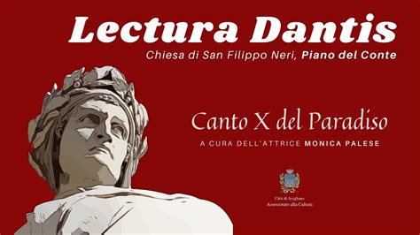 Lectura Dantis Canto X Del Paradiso Chiesa Di San Filippo Neri