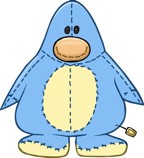 Blue Penguin Stuffie Costume Club Penguin Wiki The Free Editable