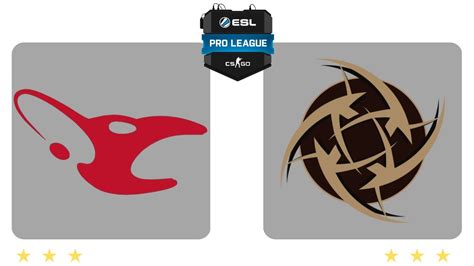 ESL Pro League S3 Europe Mousesports Vs NiP Overpass Week 3 YouTube