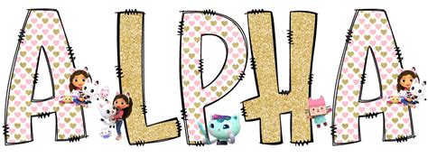 Gabby S Dollhouse ALPHA ALPHAS Alphabet Png Etsy Ireland