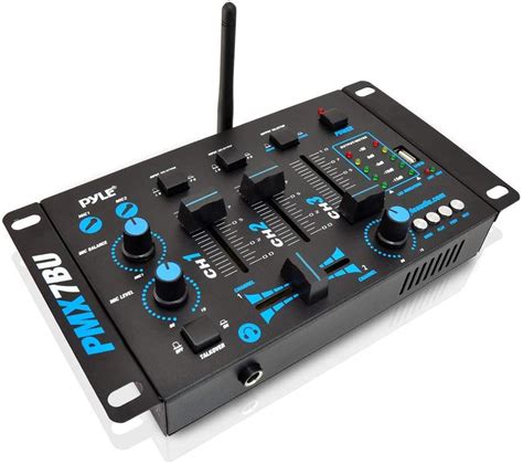 Amazon Pyle Mezclador De Audio Inal Mbrico Para Dj Canales