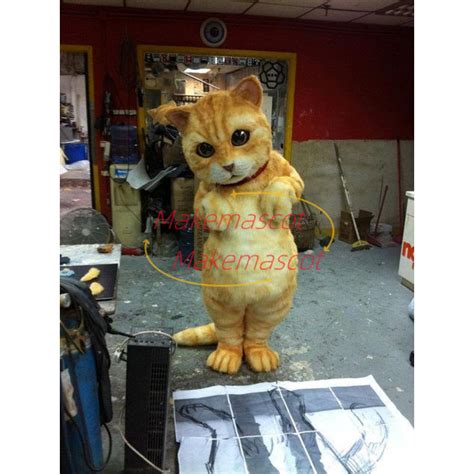 Lovely Realistic Cat Mascot Costume