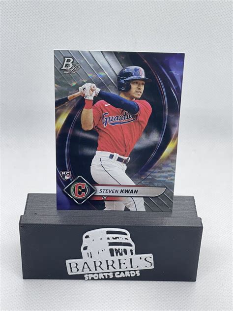 Bowman Platinum Steven Kwan Rookie Card Cleveland Guardians Rc