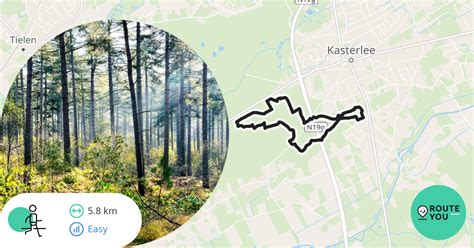 Kasterlee Provinciaal Domein Slapende Reus Wandeling Wandelroute