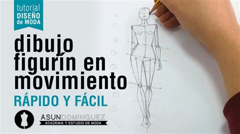 Figurín en movimiento Tutorial Diseño de Moda YouTube