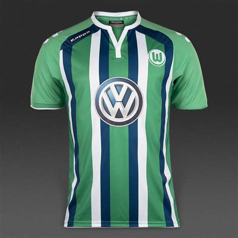 Maillots De Football Maillot Kappa Kombat Vfl Wolfsburg Exterieur