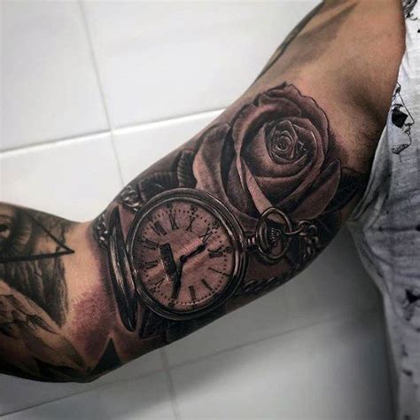 Amazing Pocket Watch Tattoo Designs For Men Watch Tattoos Pocket