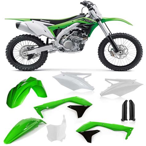 Acerbis Full Plastic Kit Kawasaki Kx F Original Mx