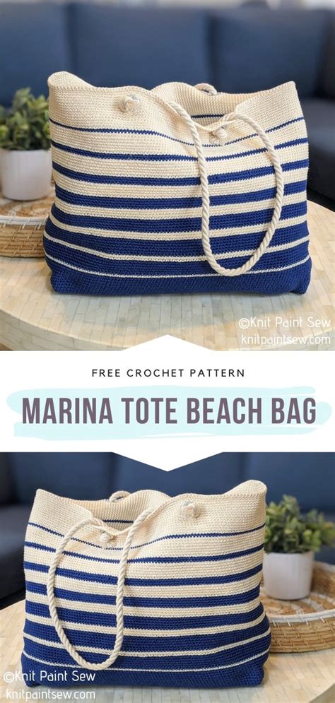 Crochet Beach Bags Free Patterns