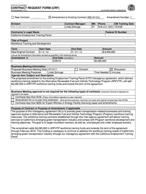 Fillable Online Energy Ca Item California Training Panel Pdf