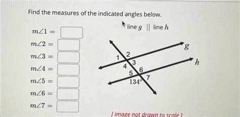 Solved Find The Measures Of The Indicated Angles Below Line Chegg