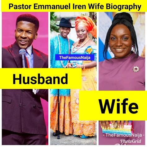Pastor Emmanuel Iren wife Laju Iren Biography (Husband and Wife)