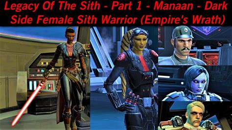 Swtor Legacy Of The Sith Part Manaan Dark Side Female Sith