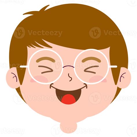 boy happy face cartoon cute 21457006 PNG