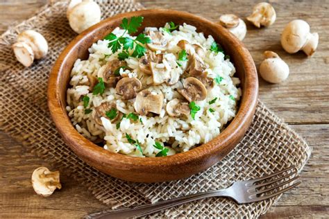 Receta de arroz con champiñones al estilo casero