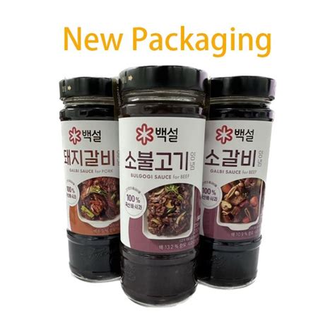 Korea Cj Beksul Galbi Sauce Spicy Bulgogi For Pork For Beef 500g Lazada