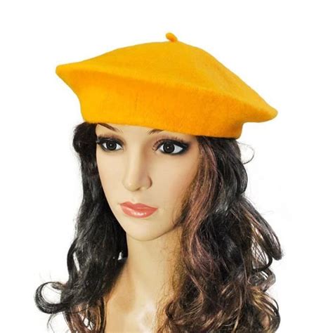 Bonnet Beret féminin en laine élégant pour l hiver pour femmes pour