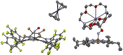 Ortep Diagrams Of The Crystal Structures Of Co Cp 2 [fe Tfppbr 8 Download Scientific Diagram