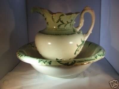 Vintage Dresden Wash Basin Pitcher