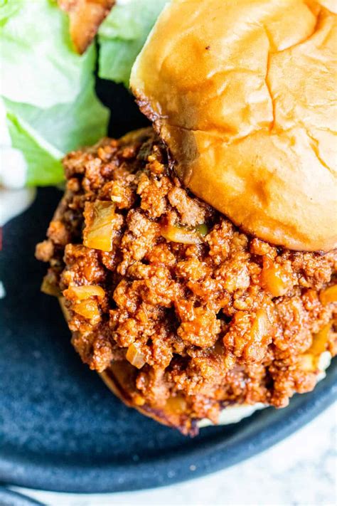 Instant Pot Sloppy Joes Recipe With Ground Turkey Erhardts Eat