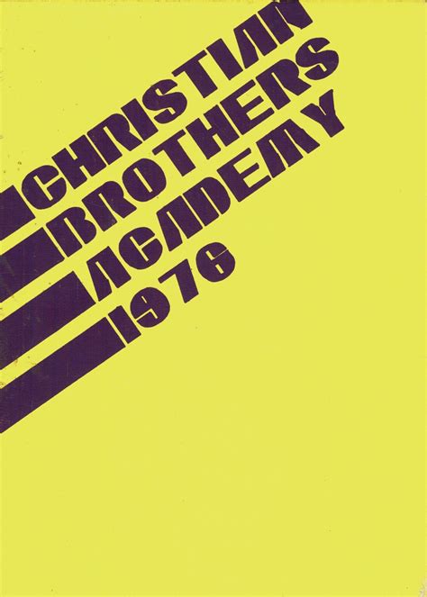 1976 Yearbook From Christian Brothers Academy From Syracuse New York